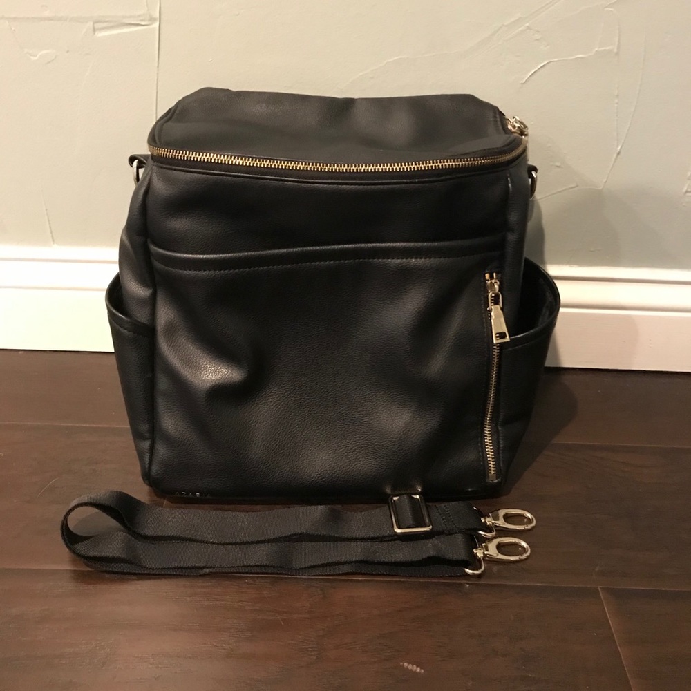 Azaria La Mere Black Diaper Bag